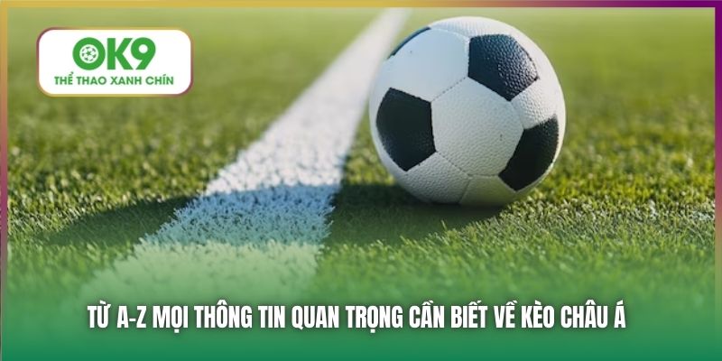 Từ A-Z mọi thông tin quan trọng cần biết về kèo châu Á